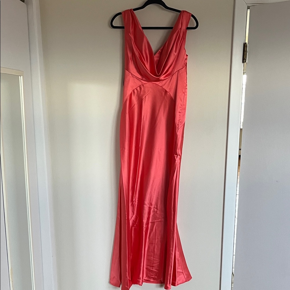 Vince Camuto Coral Backless Dress